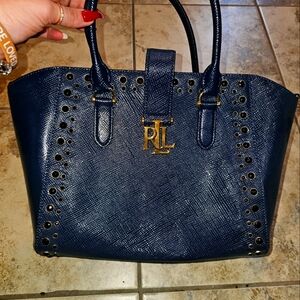 Ralph Lauren dark blue handbag limited edition
